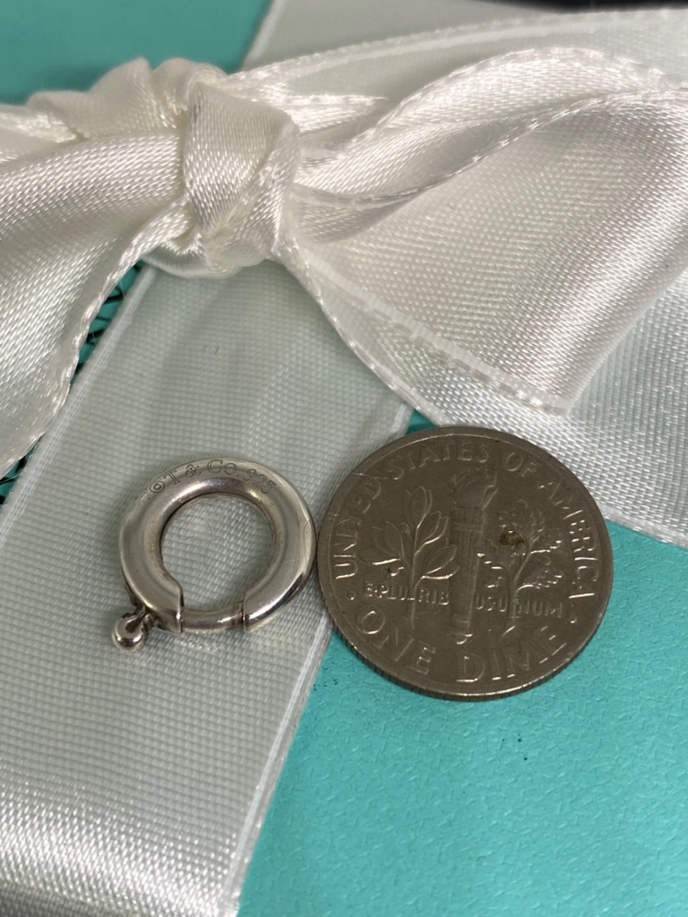 Tiffany & Co. Round Spring Ring Clasping ring  Charm Connector - Picture 3 of 3